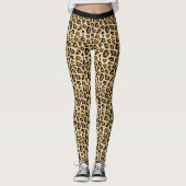 Wild über Leopard Leggings (Vorderseite)