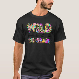 Wild über Leopard Printschullehrer der zweiten Kla T-Shirt