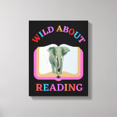 WILD ÜBER LESEN LEINWANDDRUCK (Vorderseite)