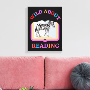 WILD ÜBER LESEN LEINWANDDRUCK