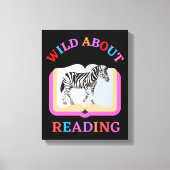 WILD ÜBER LESEN LEINWANDDRUCK (Vorderseite)