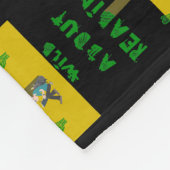 Wild über LESEN LESER BÜCHER LIEBER Fleecedecke (Ecke)