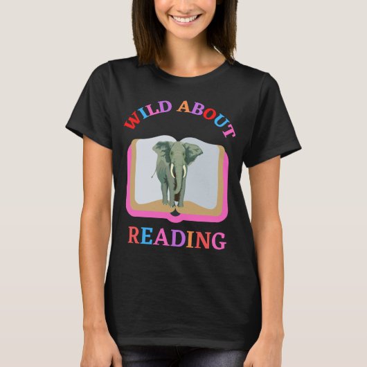 WILD ÜBER LESEN T-Shirt (Vorderseite)