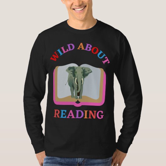 WILD ÜBER LESEN T-Shirt (Vorderseite)
