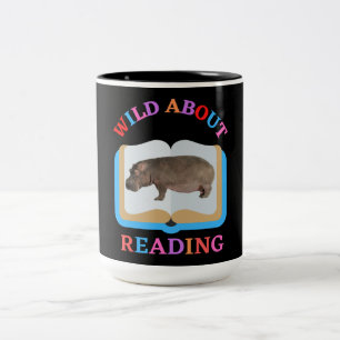 WILD ÜBER LESEN ZWEIFARBIGE TASSE