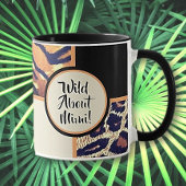 Wild über Mimi Animal Print Geschenk Tasse