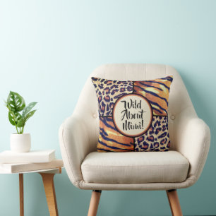 Wild über Mimi! Fun Oma Geschenkkissen Kissen