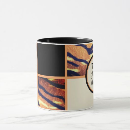 Wild über Nana Animal Print Geschenk Tasse (Zentrum)