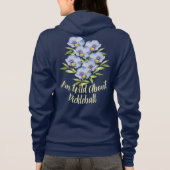 Wild über Pickleball Blume Bouquet Hoodie (Rückseite)