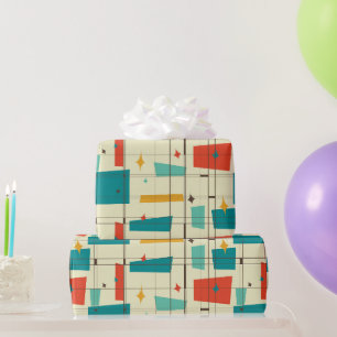 Wild über Retro Geschenkpapier