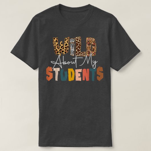 Wild über Schüler, die Lehrer wieder zur Schule sc T-Shirt (Design vorne)