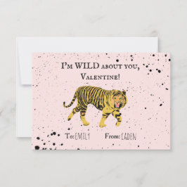 Wild über Sie Valentine Tiger Kinder Klassenzimmer