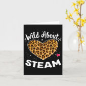 Wild über Steam Leopard Squad Stem Byck zur Schule Karte (Gelbe Blume)