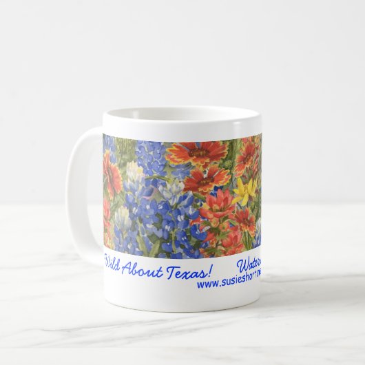 Wild über Texas! Klassische Tasse (Vorderseite Links)