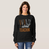 Wild über Typografie-Design Sweatshirt (Vorne ganz)