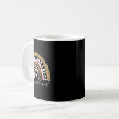 Wild Über Vorschule Leopard Regenbogen Lehrer Byck Kaffeetasse (Vorderseite Links)