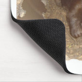 Wild über Wombats Mousepad (Ecke)