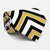 Wild über Zickzack Krawatte (Gerollt)