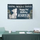 Wild und drei Wolf-Party Banner (Messeveranstaltung)