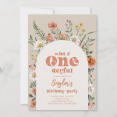 Wild und einladend zum Geburtstag Einladung (Vorderseite)