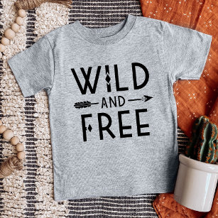 Wild und frei baby t-shirt