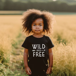Wild und frei baby t-shirt