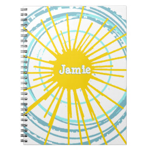 Wild und frei bist du mein Sonnenschein Notizblock