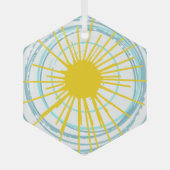 Wild und frei bist du mein Sonnenschein Ornament Aus Glas (Vorderseite)