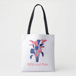 'Wild und Frei' Botanischer Stil Tasche