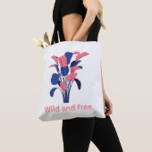 'Wild und Frei' Botanischer Stil Tasche (Von Nahem)