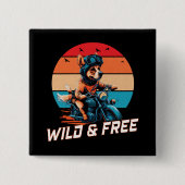 Wild und frei button (Vorderseite)