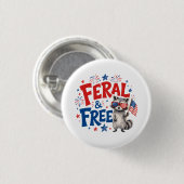 Wild und Frei Button (Vorne & Hinten)