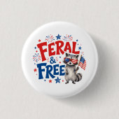 Wild und Frei Button (Vorderseite)