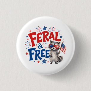 Wild und Frei Button