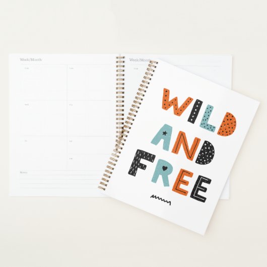 Wild und frei | Doodle Letters Planer (Anzeige)
