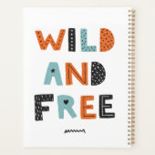 Wild und frei | Doodle Letters Planer (Rückseite)
