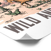 Wild und frei im Western Poster (Ecke)