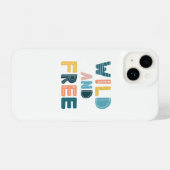 Wild und frei iPhone hülle (Rückseite (Horizontal))