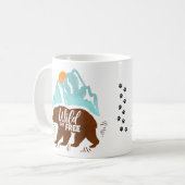 Wild und frei kaffeetasse (Vorderseite Links)