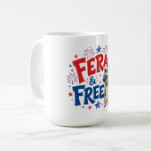 Wild und Frei Kaffeetasse (Vorderseite Links)