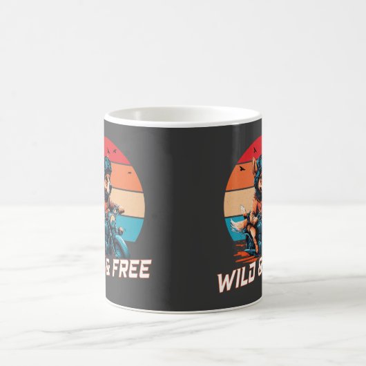 Wild und frei kaffeetasse (Mittel)
