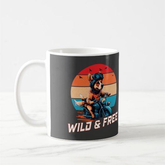 Wild und frei kaffeetasse (Links)