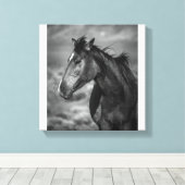 Wild und frei leinwanddruck (Insitu (Holzboden))