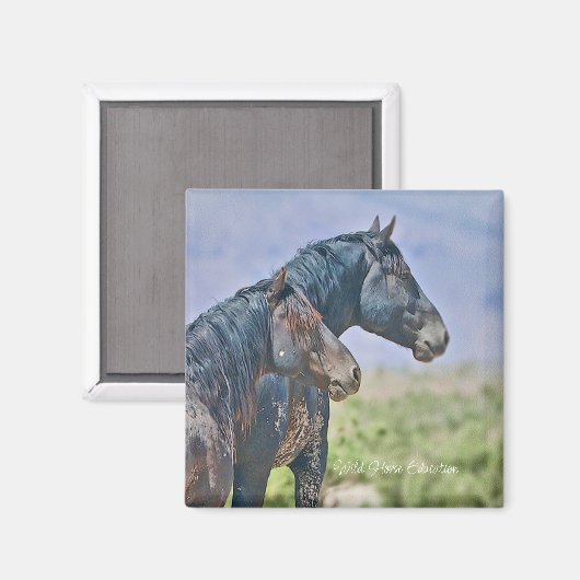 Wild und frei, Magnet (Vorderseite/Rückseite)