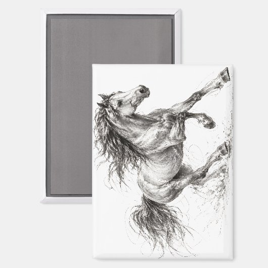 Wild und Frei Magnet (Vorderseite/Rückseite)