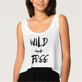 Wild und frei | Moderne Kalligraphie-Kronenpfanne T-Shirt