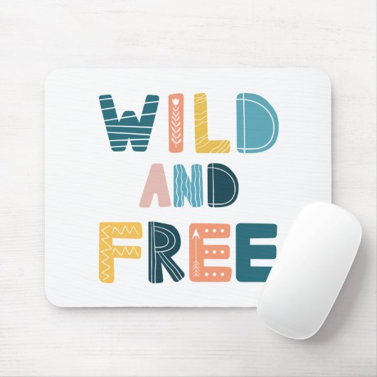 Wild und frei mousepad (Mit Mouse)