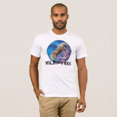 Wild und frei - Mustang T-Shirt (Vorne ganz)