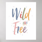 Wild und frei poster (Vorne)