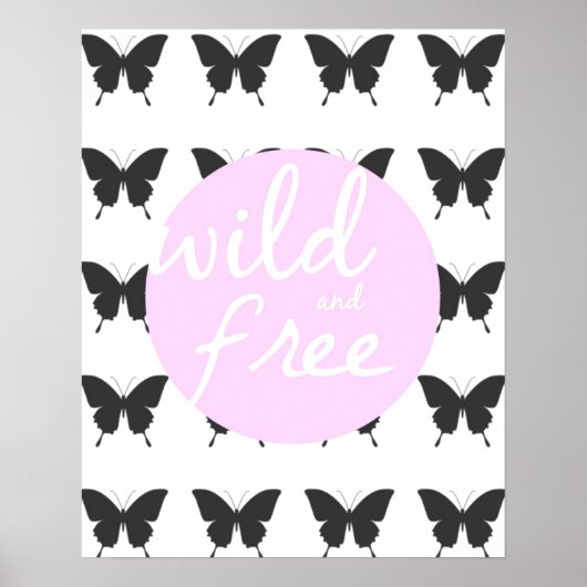 Wild und frei poster (Vorne)